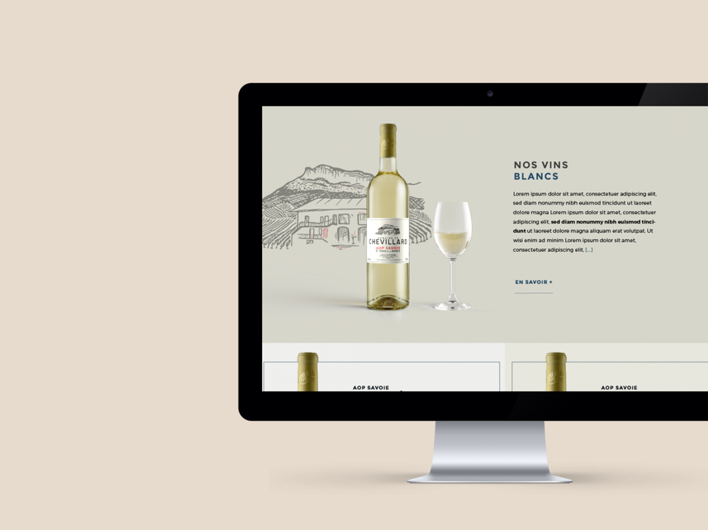 site internet responsive domaine Chevillard Savoie